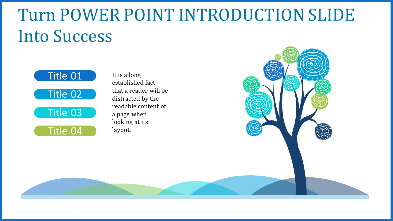 power point introduction slide-Turn POWER POINT INTRODUCTION SLIDE Into Success